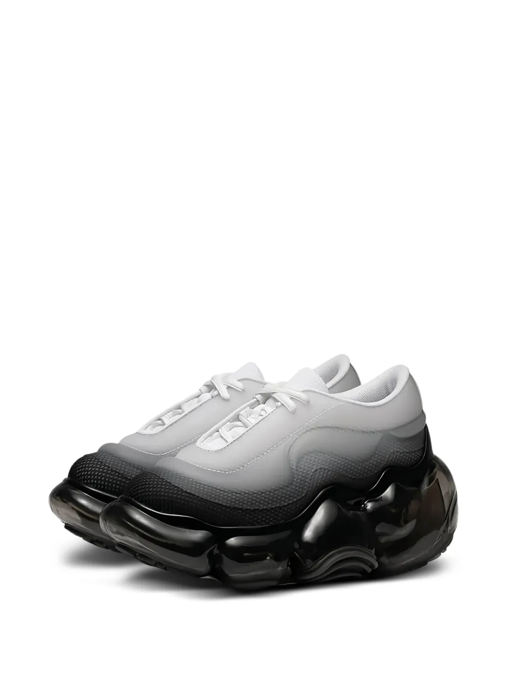 GROUNDS Moopie Fam "Grey" chunky sneakers met ombré-effect Grijs