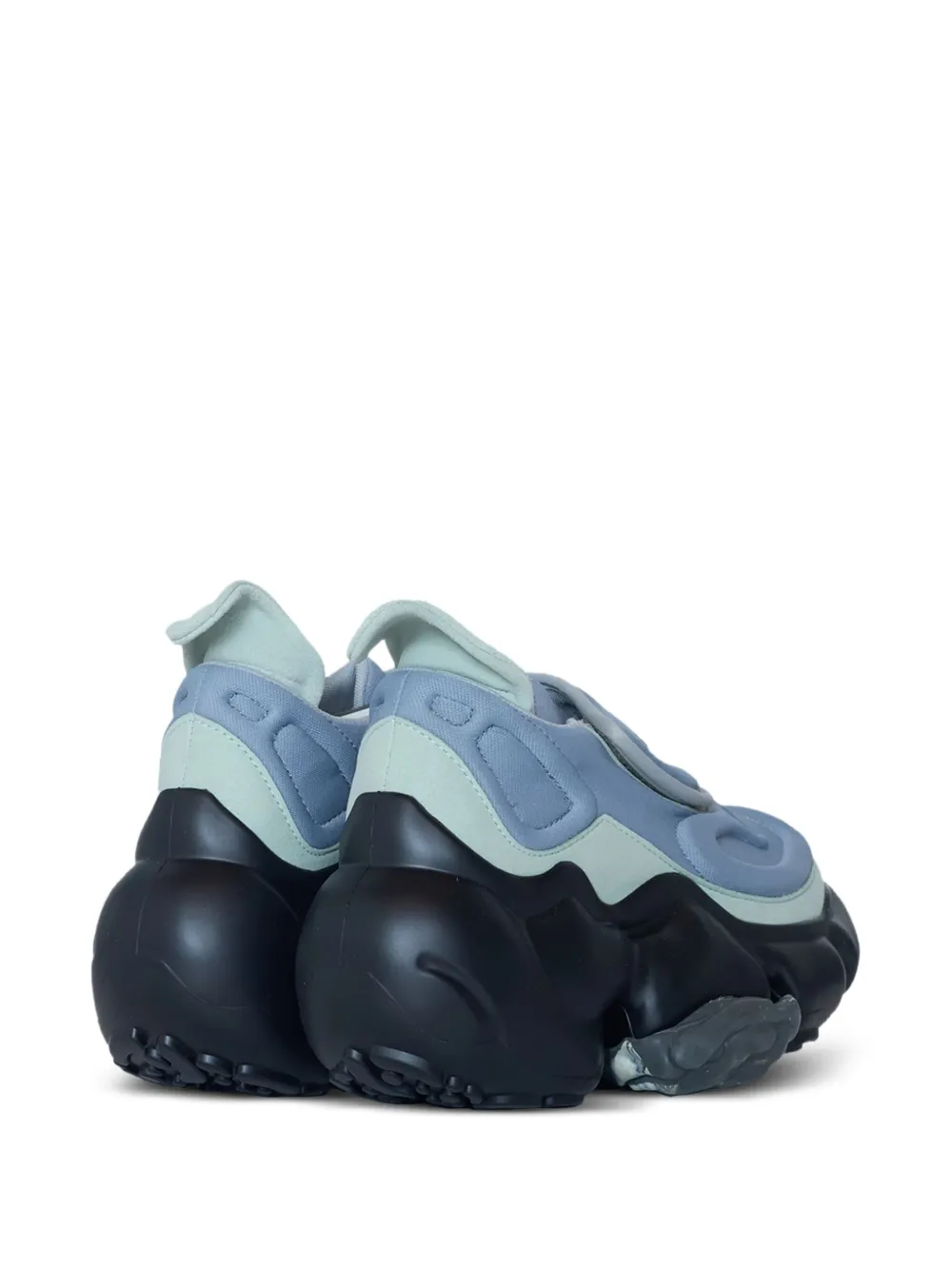 GROUNDS Moopie Nazca "Blue" sculpturale sneakers Blauw