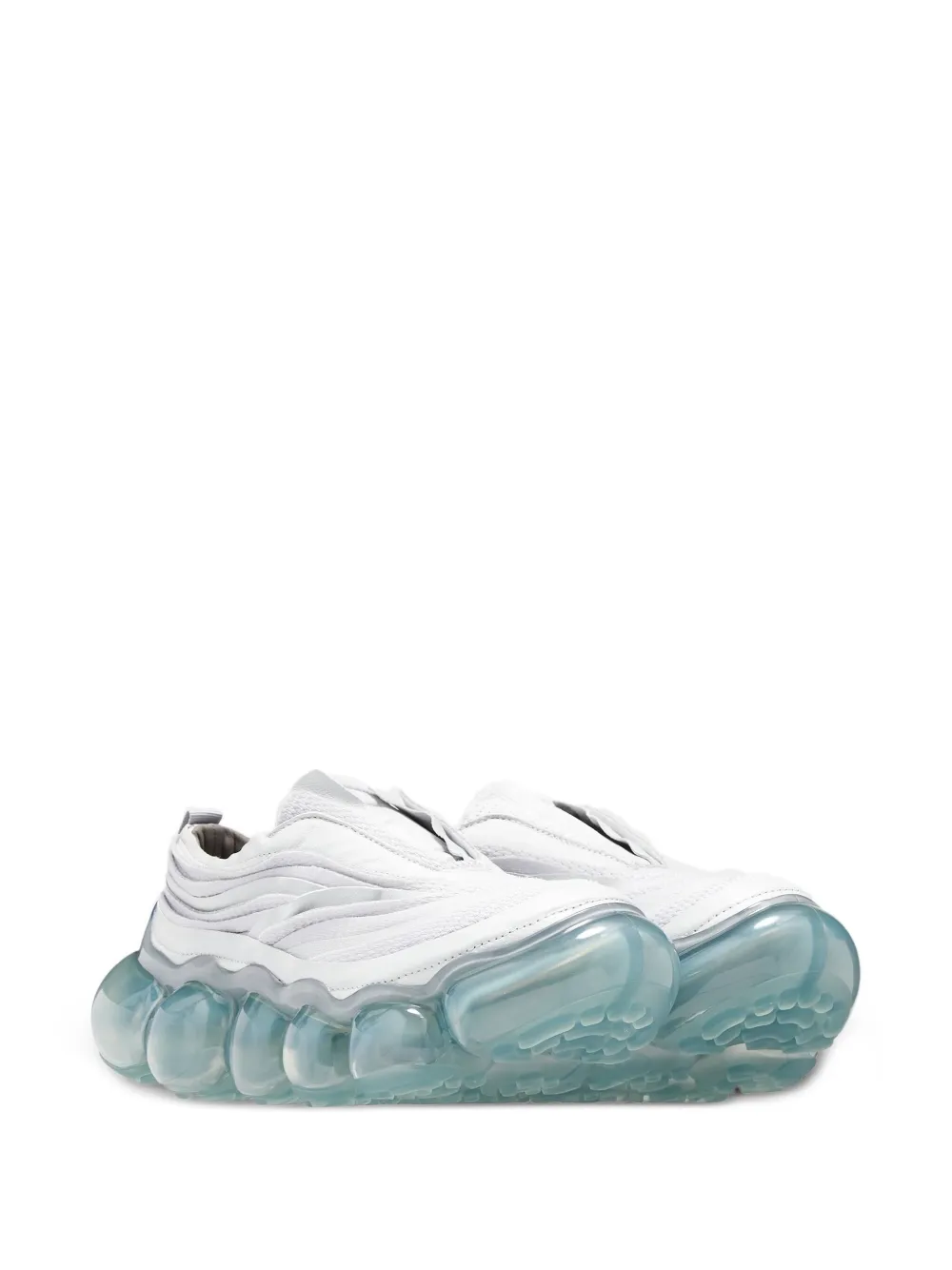 GROUNDS Jewellery Strata "Grey" slip-on sneakers Grijs
