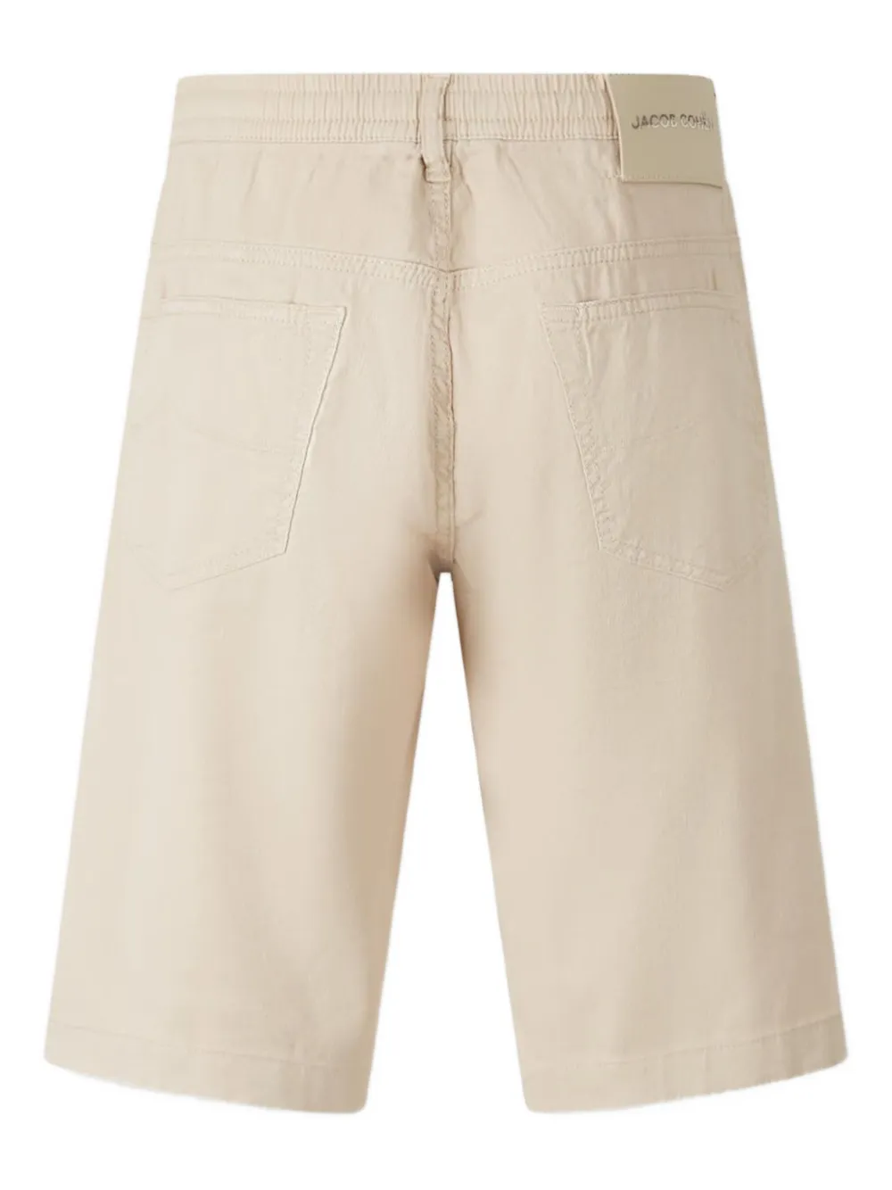 Jacob Cohën Shorts met logopatch - Beige