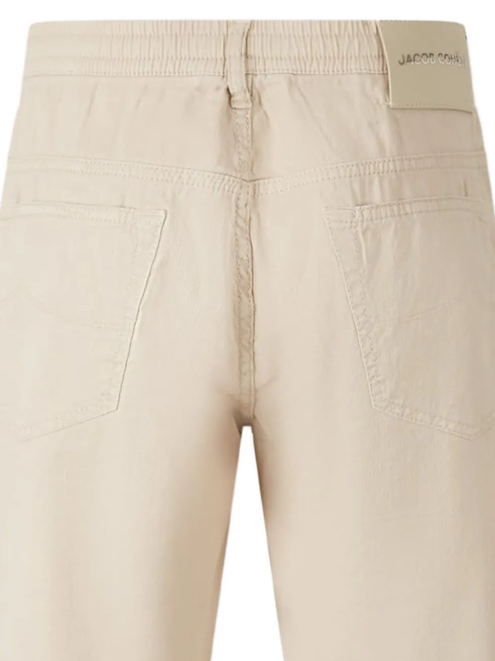 Jacob Cohën logo-patch shorts Beige