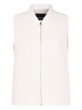 Fabiana Filippi quilted-pattern sleeveless gilet - Neutrals