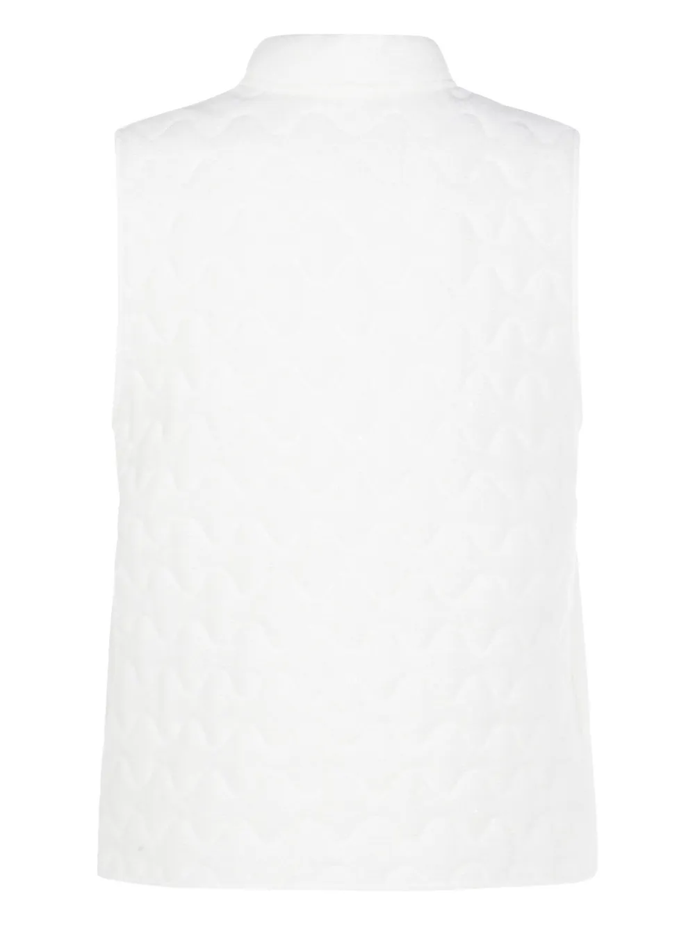Fabiana Filippi Bodywarmer met gewatteerd patroon Beige