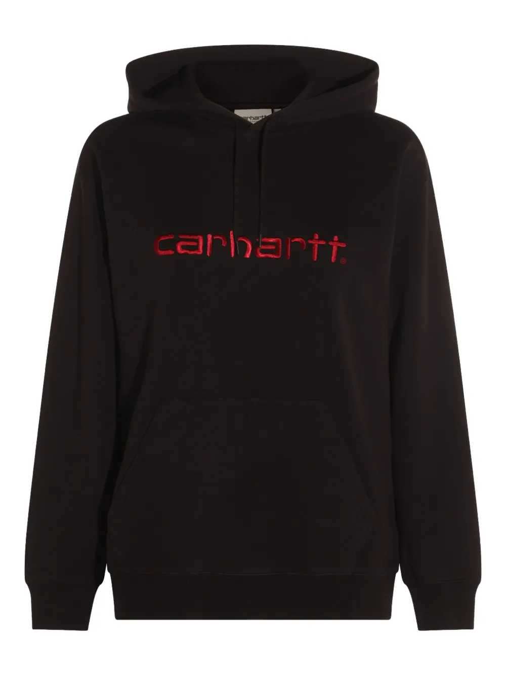 Carhartt WIP Hoodie met geborduurd logo Zwart