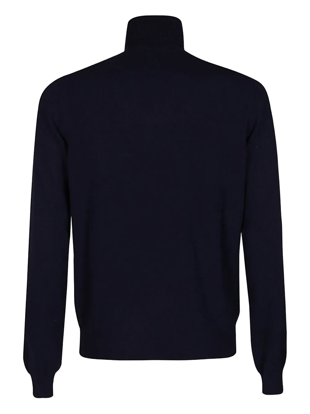 Malo turtleneck ribbed sweater Blauw