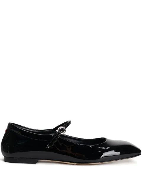 Aeyde leather buckle-fastening ballet flats