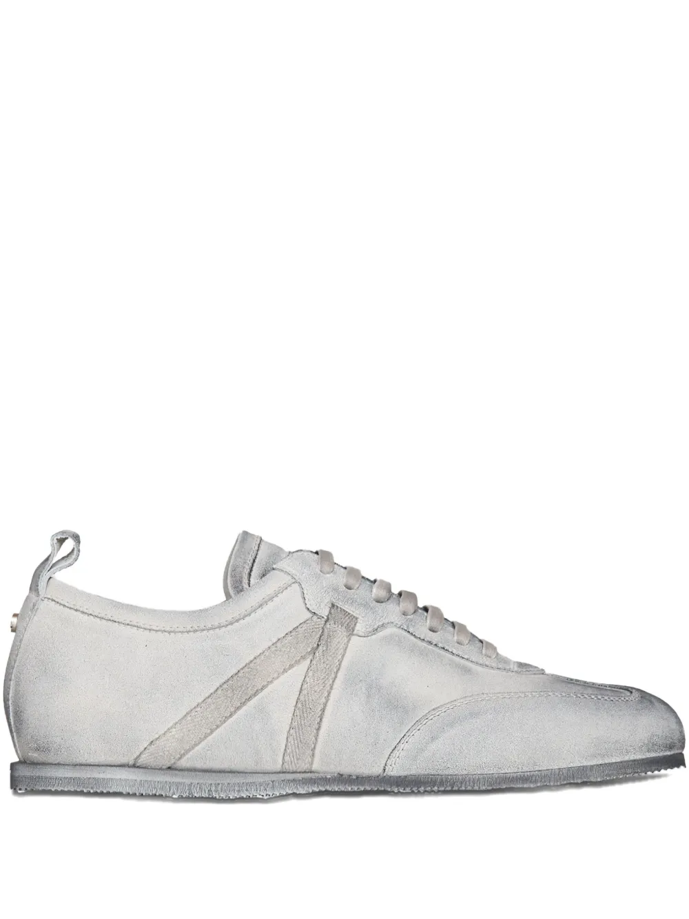 Ann Demeulemeester Siru Soft Low-top Boxing Sneakers White In White