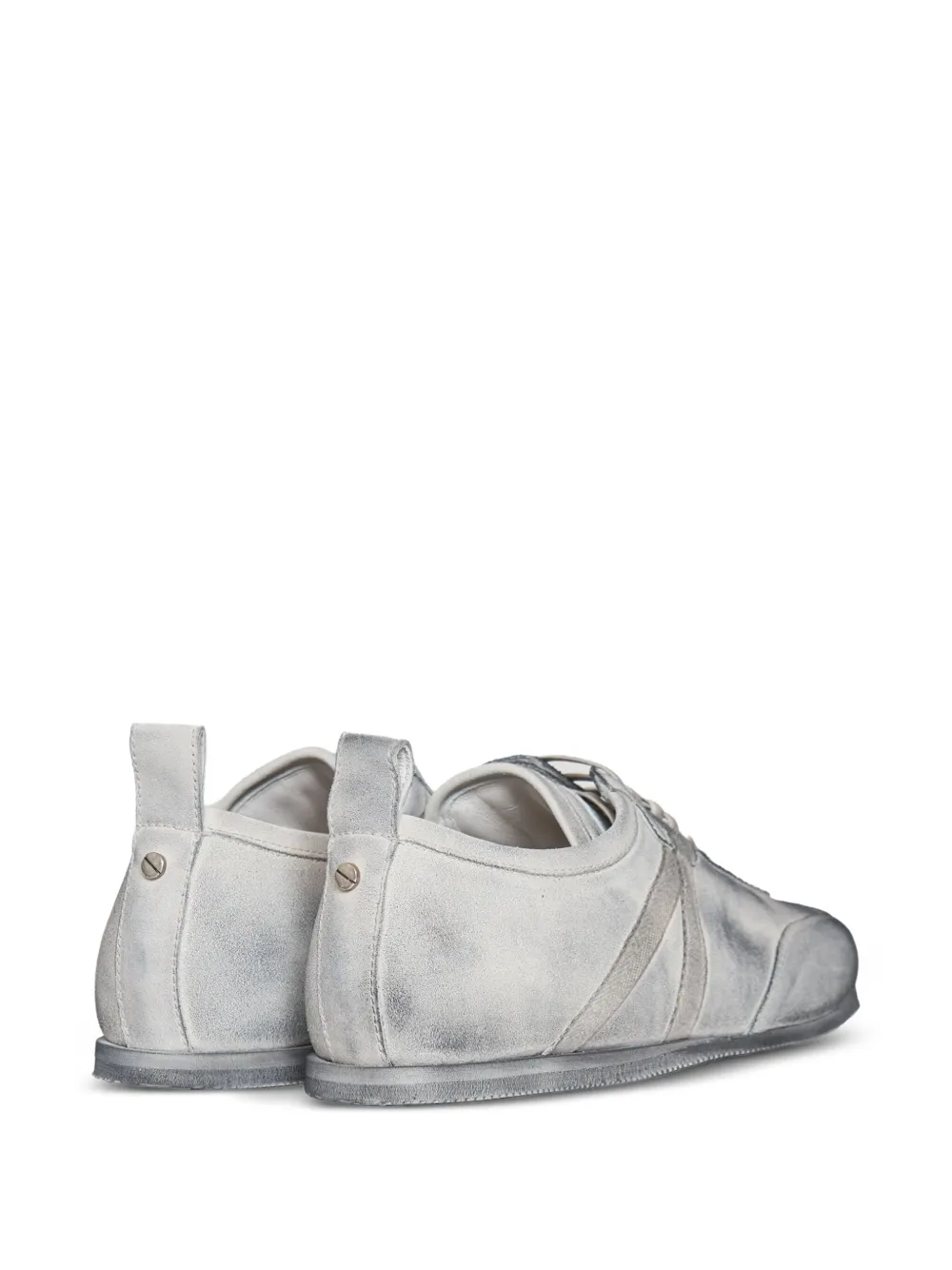 Ann Demeulemeester Siru Soft Low-top Boxing Sneakers White In White
