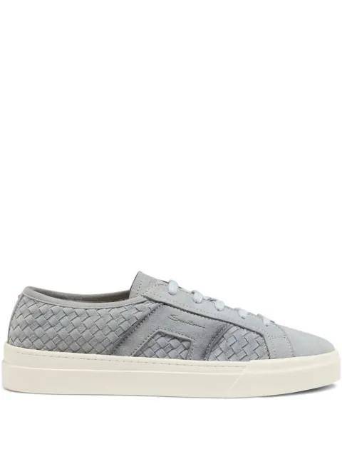 Santoni leather sneakers
