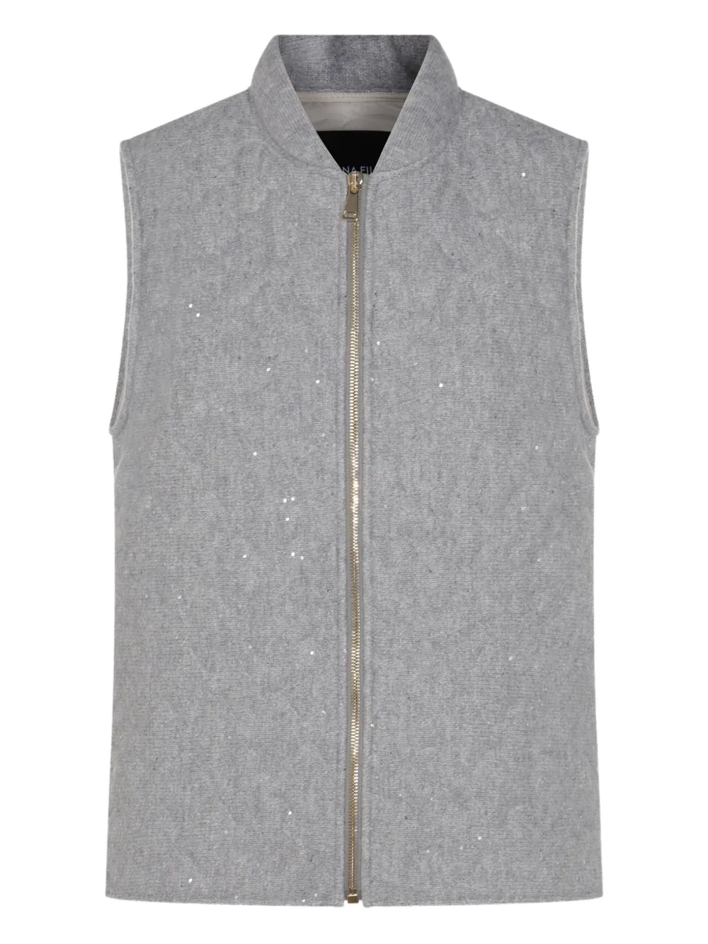 Fabiana Filippi sequin-embellished gilet Grijs