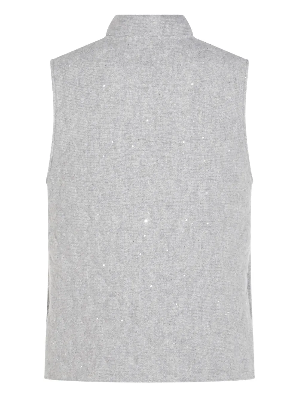 Fabiana Filippi sequin-embellished gilet Grijs