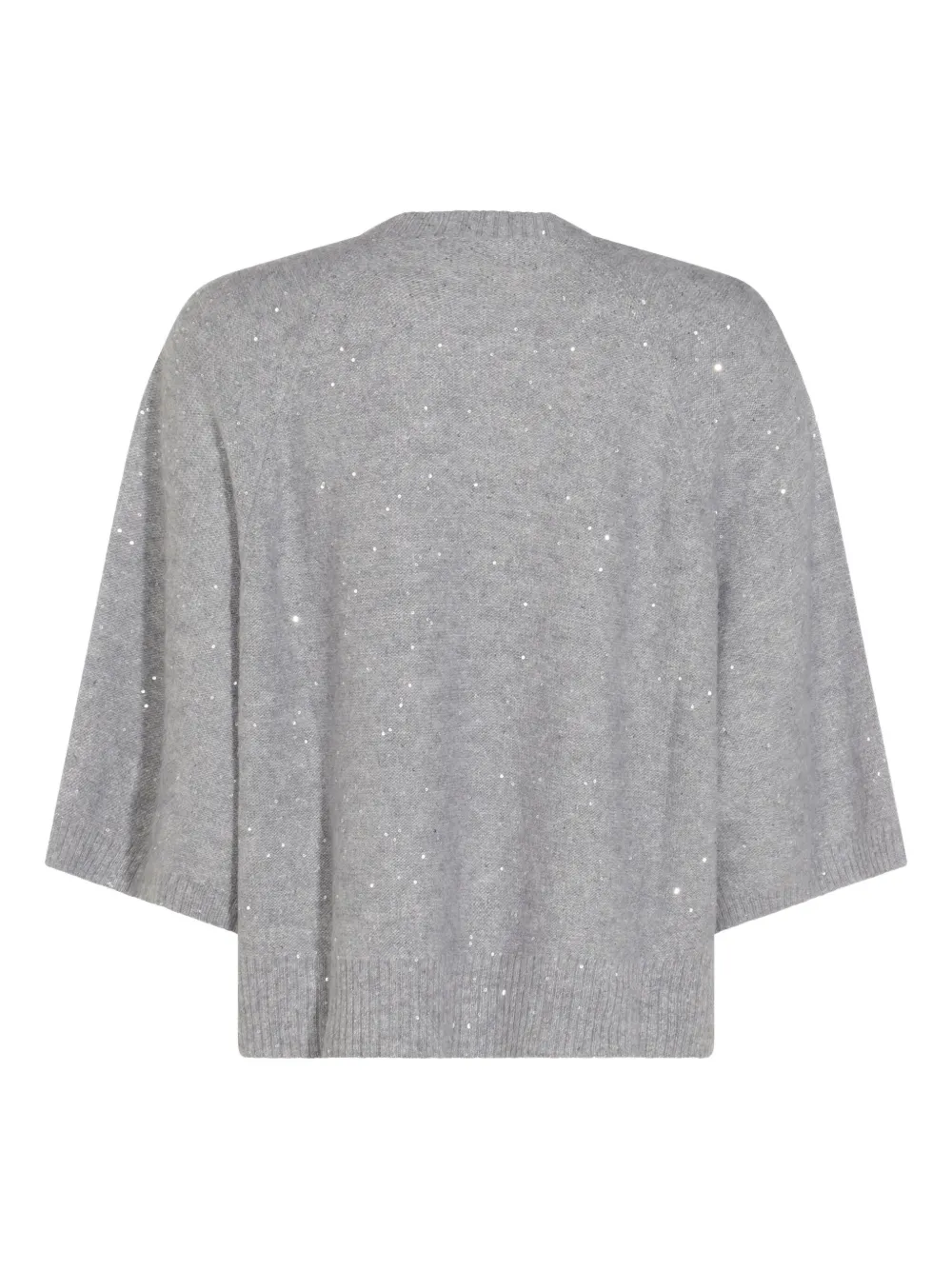 Fabiana Filippi sequin-embellished sweater Grijs