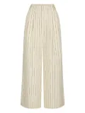 Simon Miller Bloo pinstripe linen trousers - Neutrals