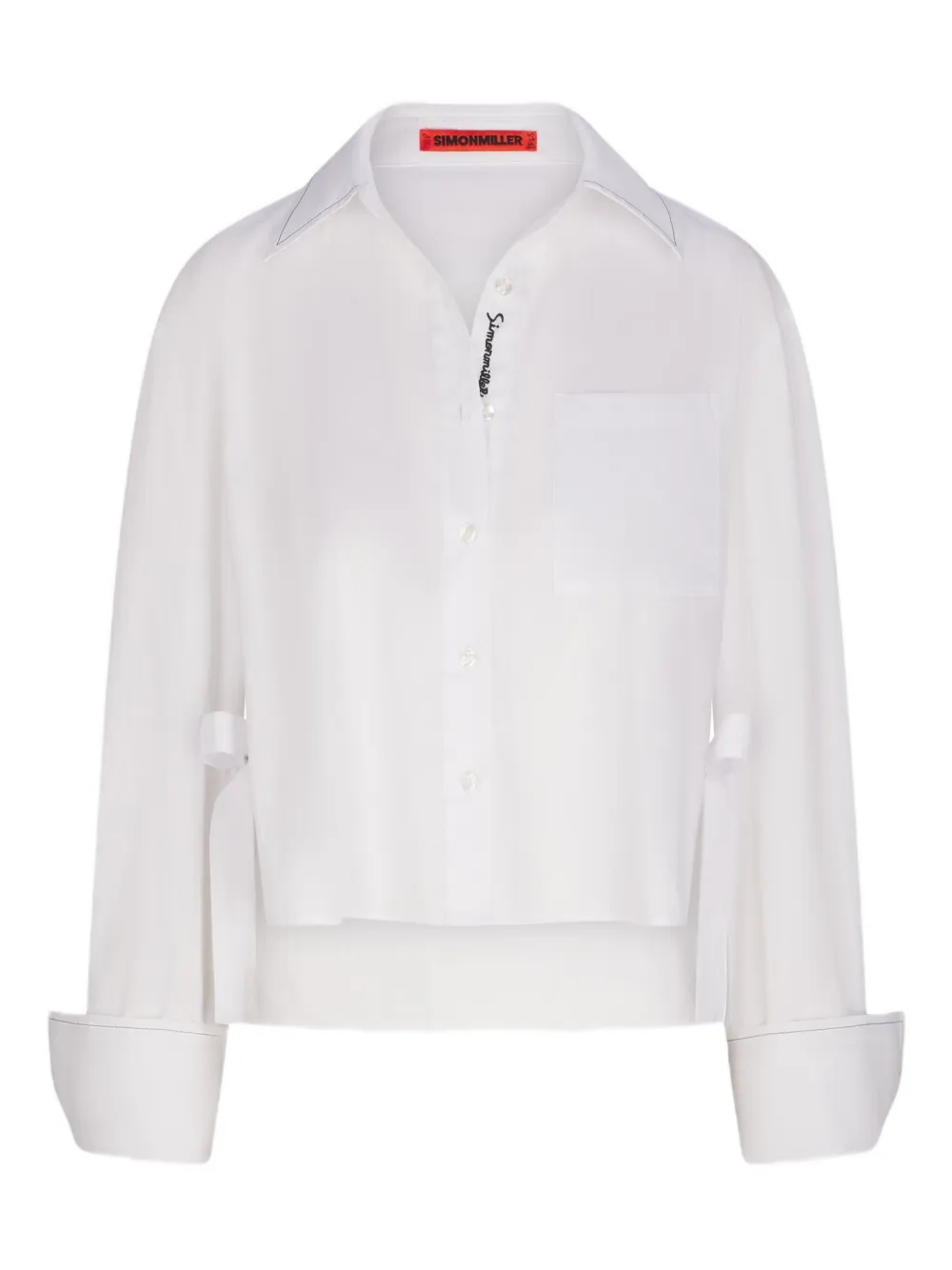 Simon Miller Ayre side-split shirt Wit