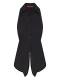 Simon Miller Loch button-up top - BLACK