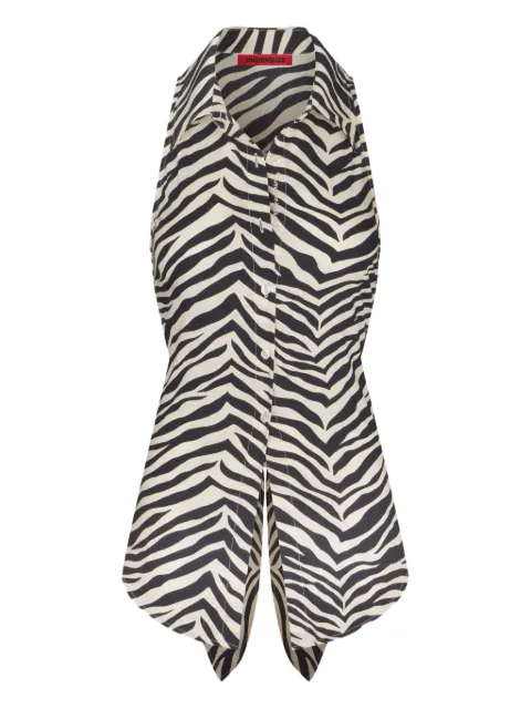 Simon Miller Loch sleeveless button-up top