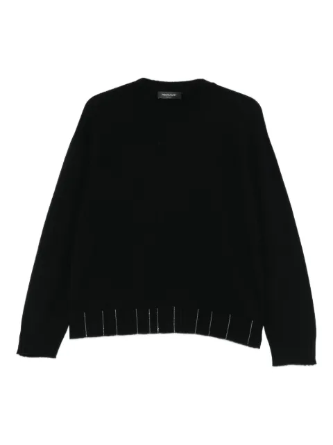 Fabiana Filippi embellished hem sweater