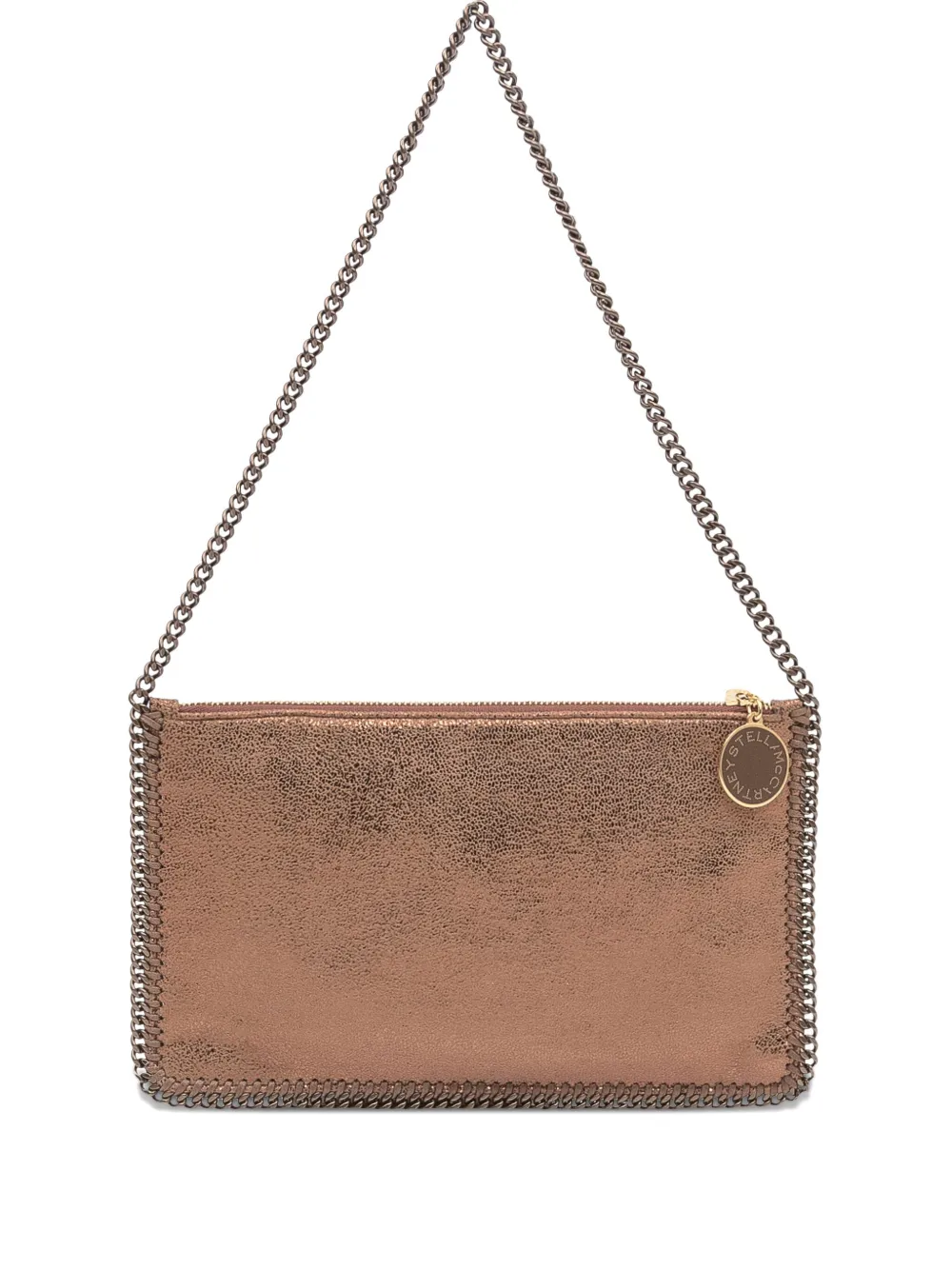 Stella McCartney Falabella chain-trimmed shoulder bag Roze