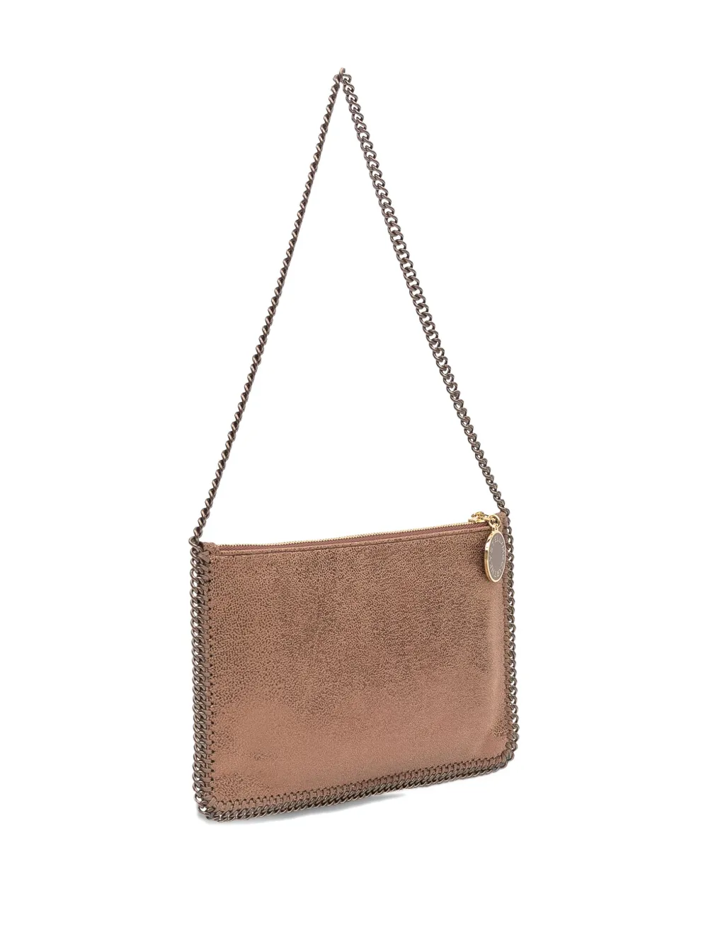 Stella McCartney Falabella chain-trimmed shoulder bag Roze