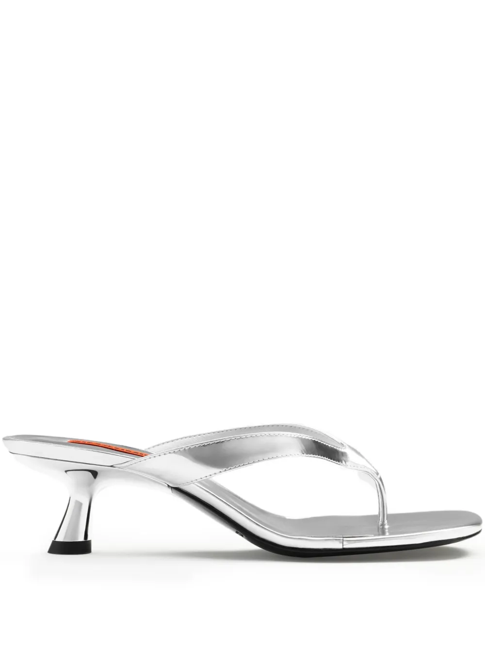 Simon Miller 57mm Beep Thong heeled sandals Silver