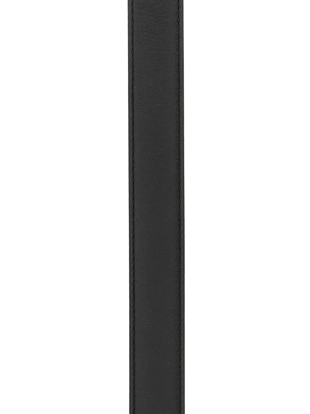 Balenciaga rectangular-plaque leather belt Zwart