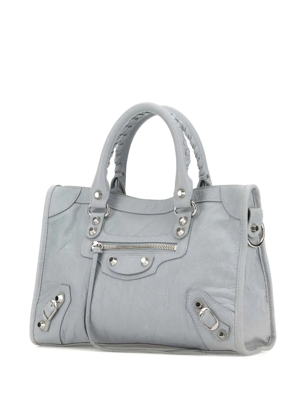 Balenciaga small Le City leather tote bag Grijs