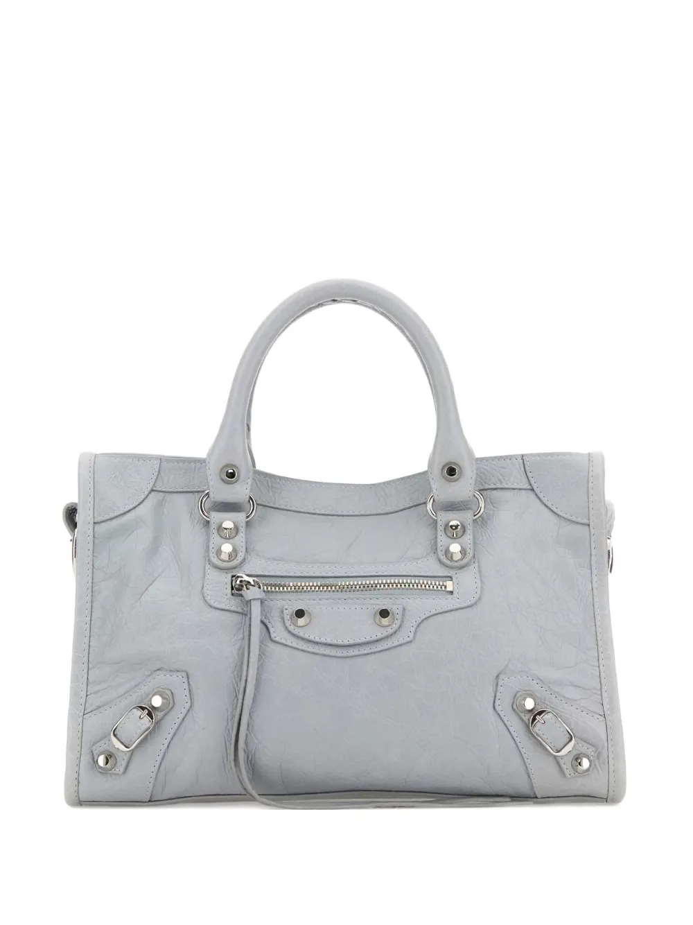 Balenciaga small Le City leather tote bag Grijs