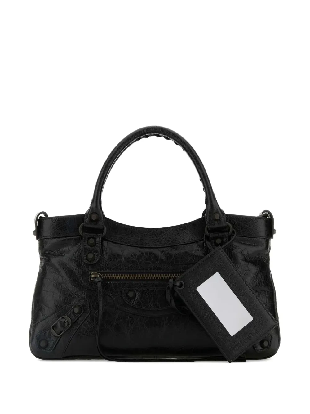 Balenciaga Le City First leather tote bag Zwart