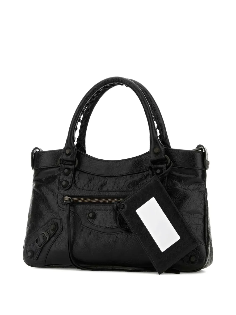 Balenciaga Le City First leather tote bag Zwart