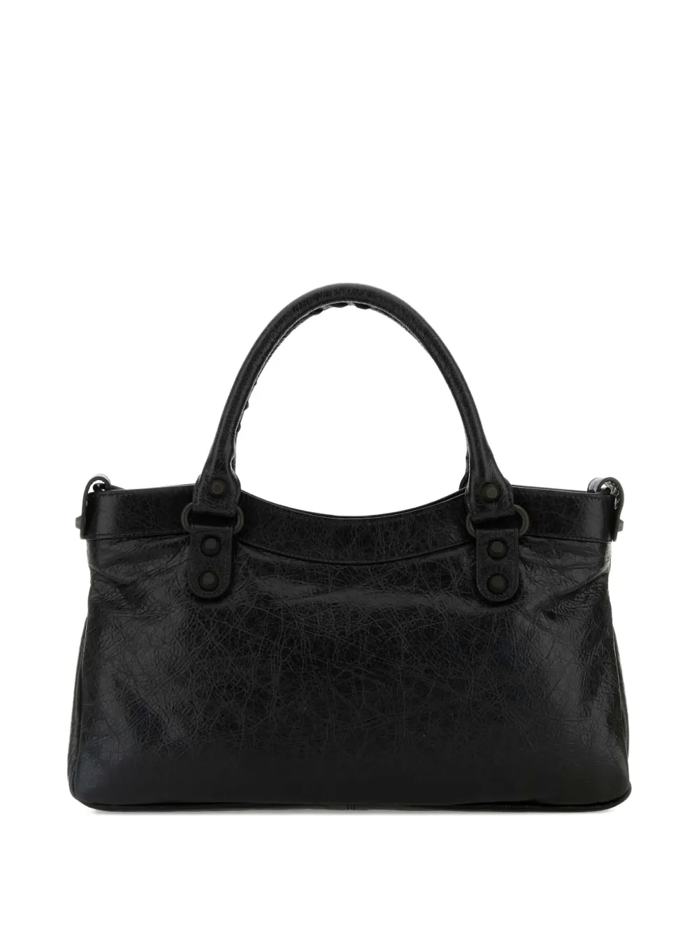 Balenciaga Le City First leather tote bag Zwart
