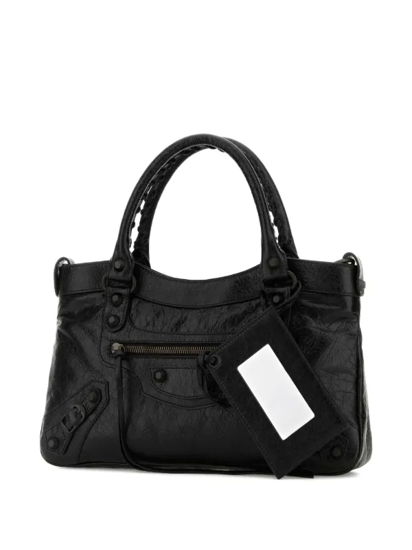 【BALENCIAGA】LE CITY FIRST シティ ファースト バッグ Women's Le City First Bag in Black | Balenciaga US