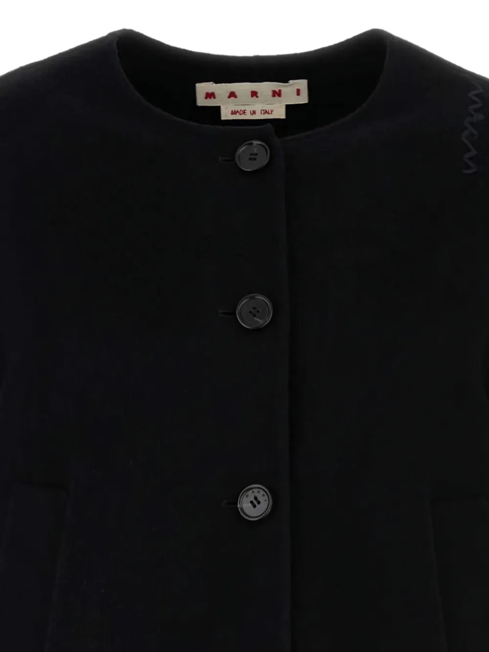 Marni crew-neck cardigan Zwart