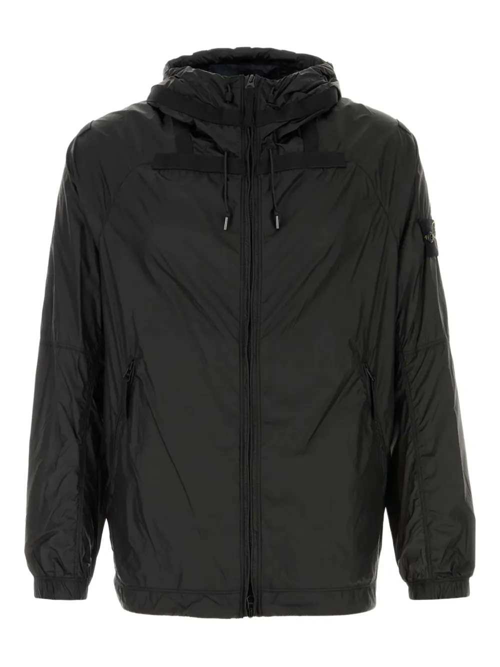 Stone Island hooded windbreaker Grijs