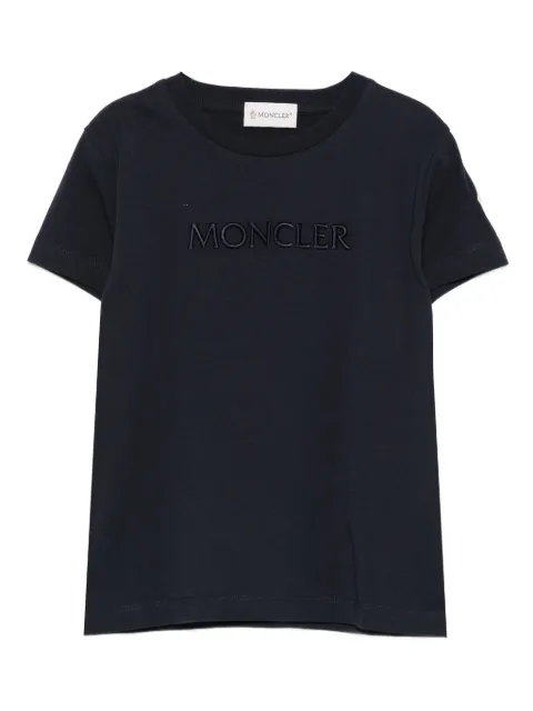 Moncler Enfant embroidered-logo cotton T-shirt