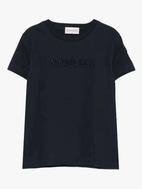 Moncler Enfant playera de algodón con logo bordado