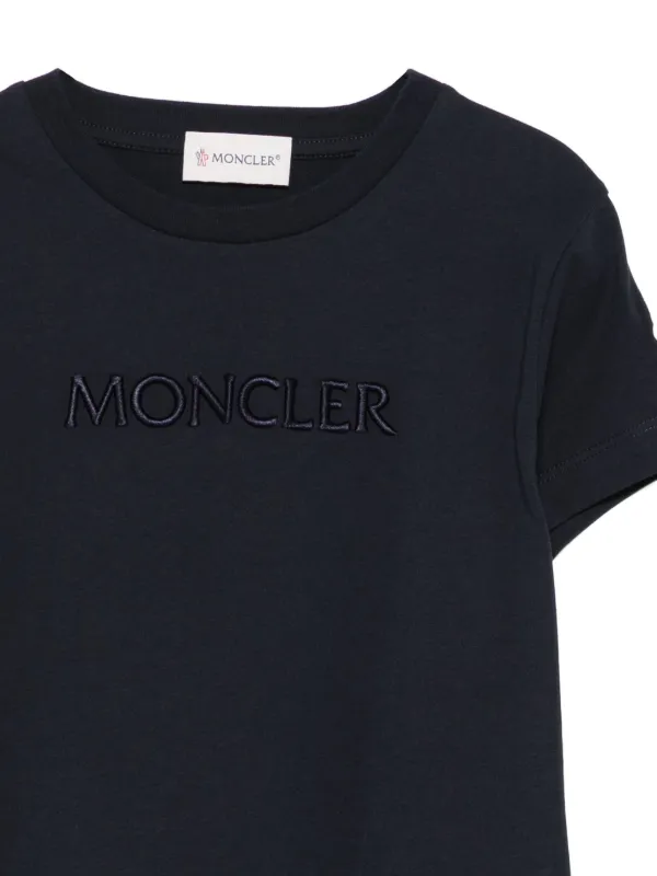 Moncler Enfant ロゴ Tシャツ | ブルー | FARFETCH JP
