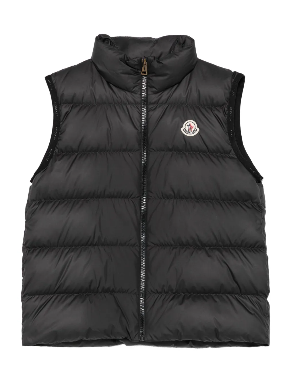 Moncler Enfant quilted zip-front gilet | Black | Image 1