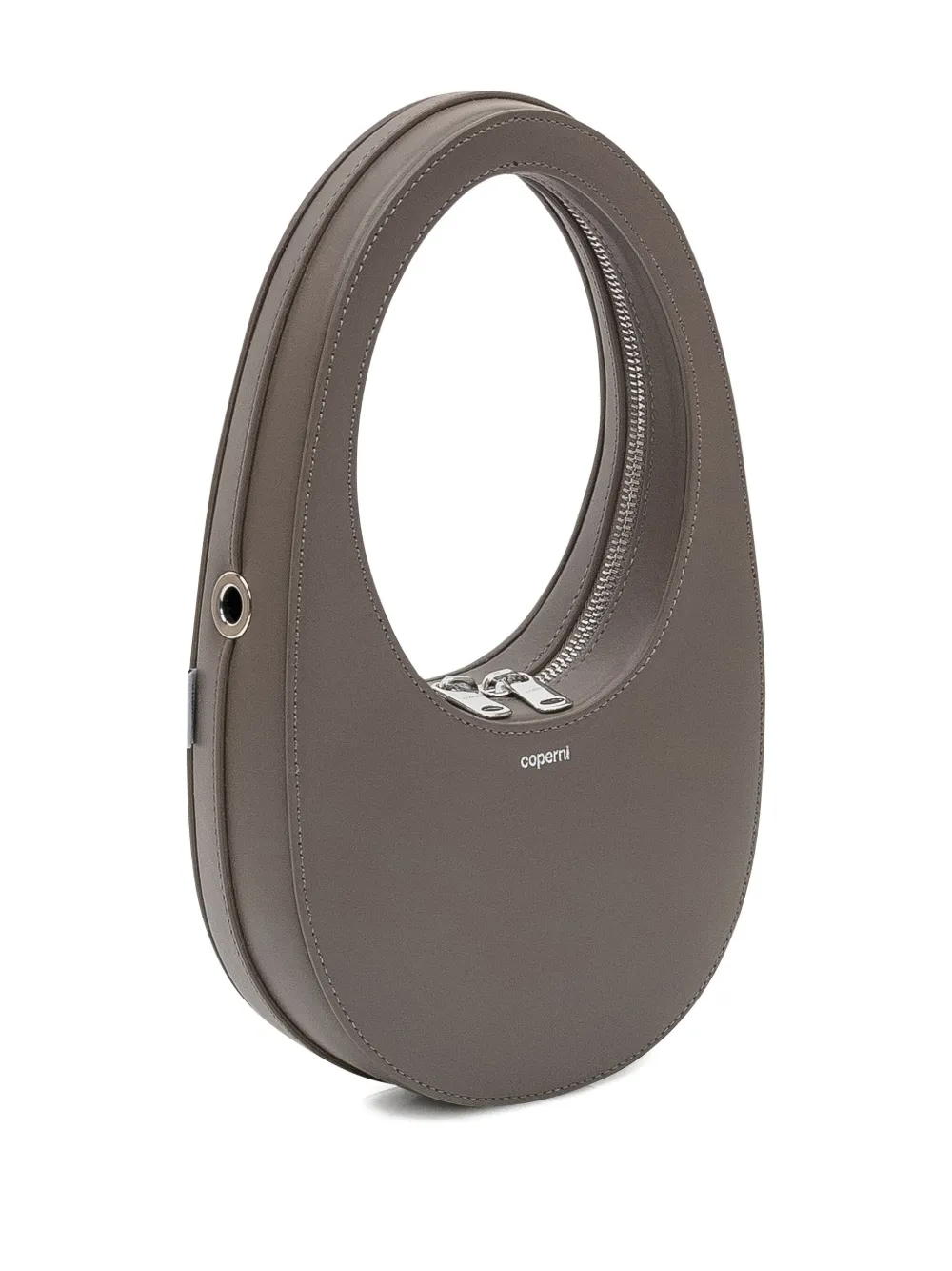 Coperni Swipe schoudertas met ovalen montuur Bruin