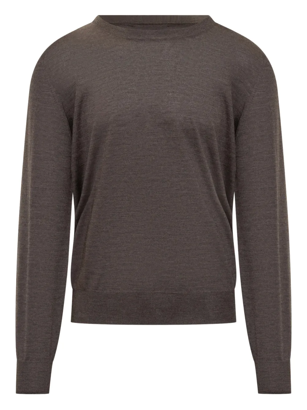Brunello Cucinelli Sweater met ronde hals Bruin