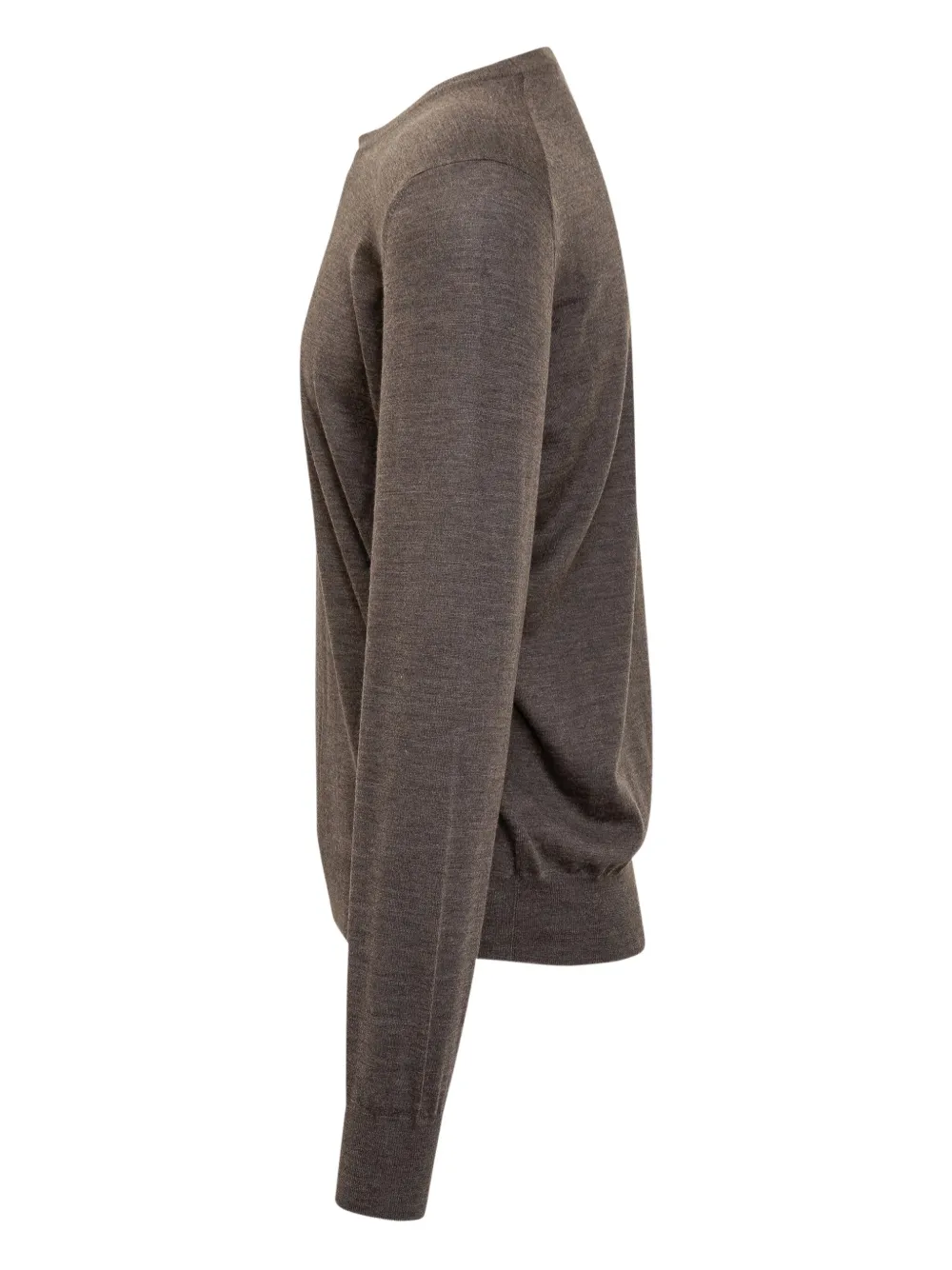 Brunello Cucinelli Sweater met ronde hals Bruin