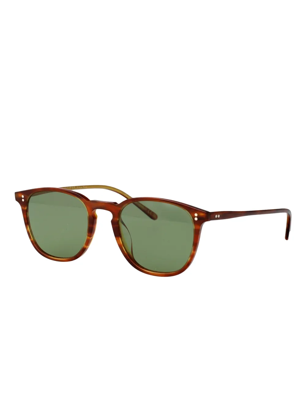 Oliver Peoples Funley 1993 zonnebril met rond montuur van acetaat - Bruin