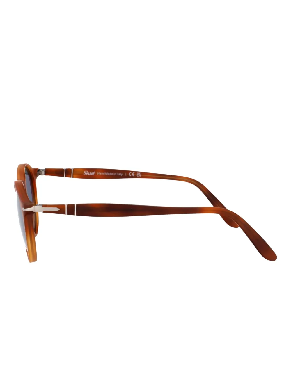 Persol Zonnebril met rond montuur Bruin