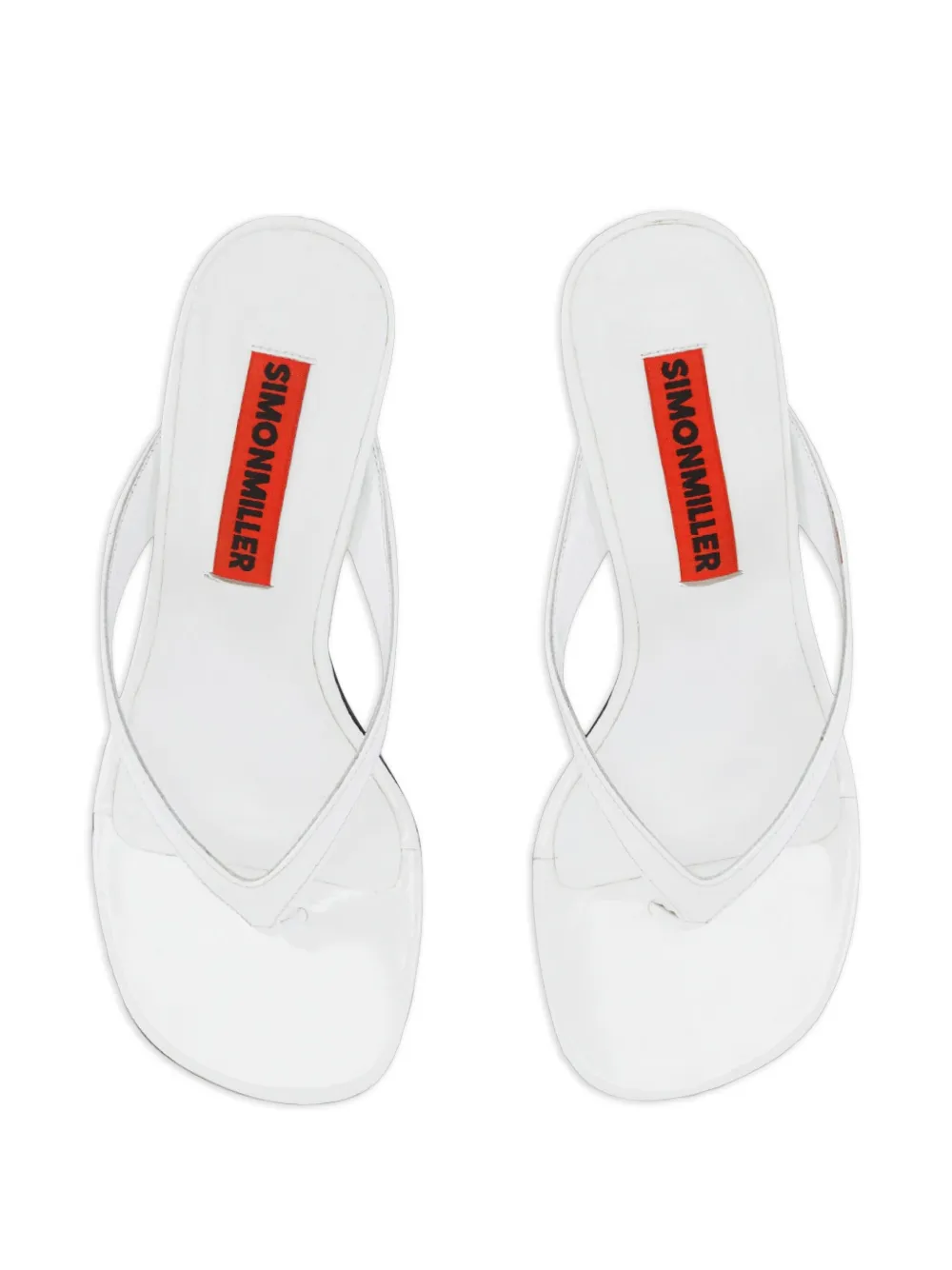 Simon Miller 57mm Beep Thong leather heeled sandals | Heeled Sandals | Image 2