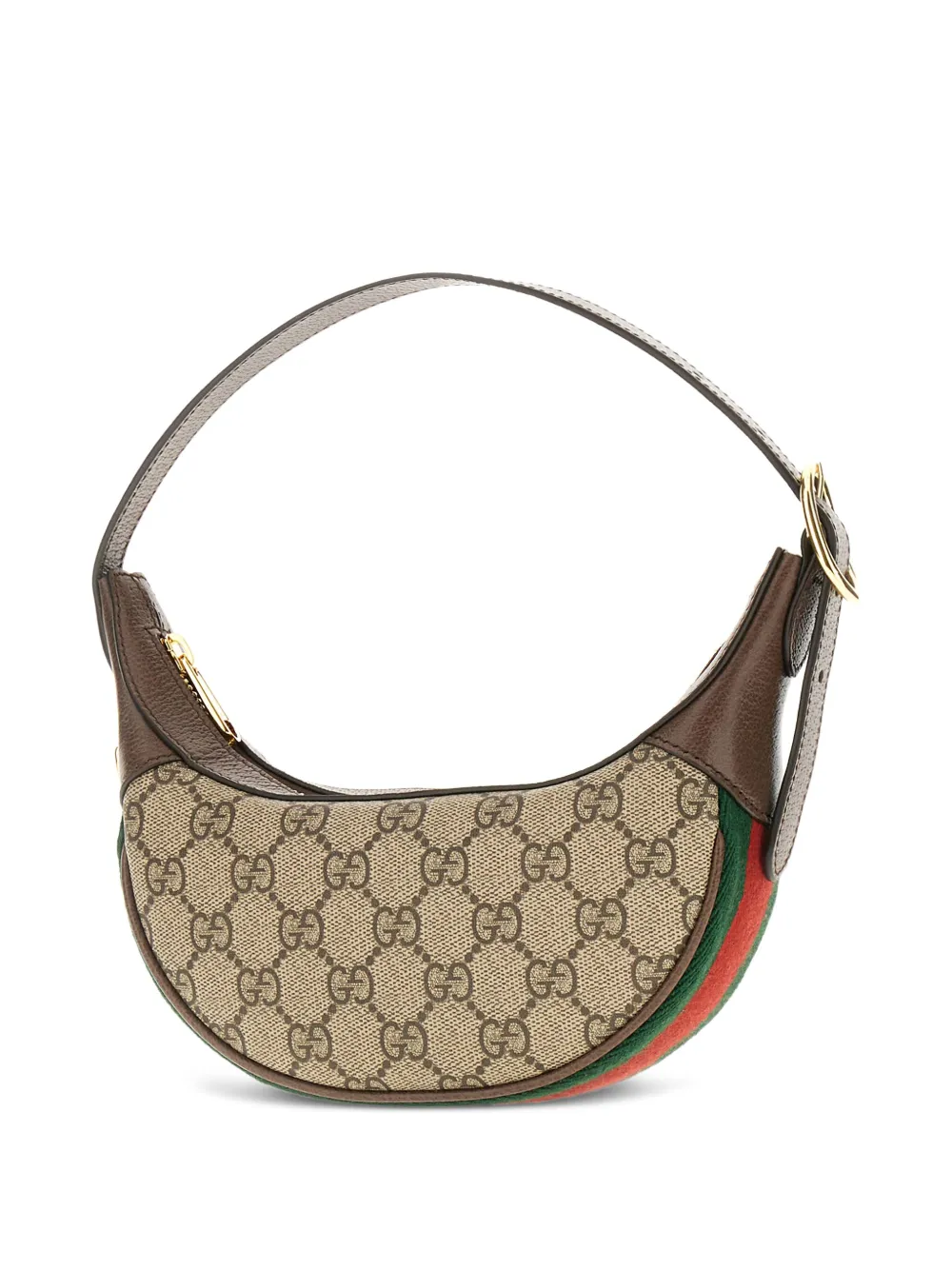 Gucci Ophidia mini-schoudertas met GG-monogram - Bruin