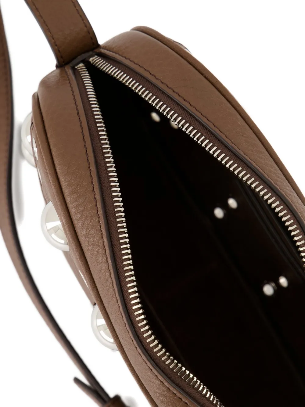 Valentino Garavani Nellcôte stud-embellishment shoulder bag - Bruin