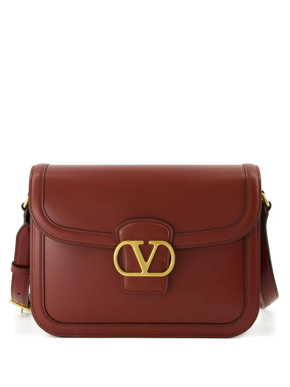 Valentino Garavani 9to5 VLogo mini-schoudertas met sluiting Bruin