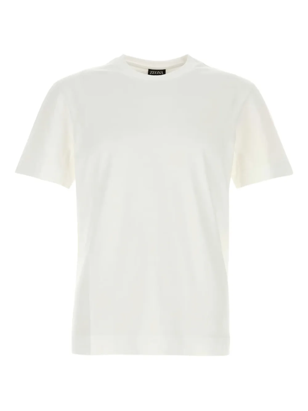 Zegna Katoenen T-shirt met ronde hals Wit
