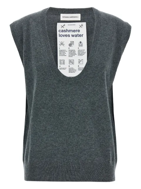 extreme cashmere nº423 Lord round-neck cashmere vest