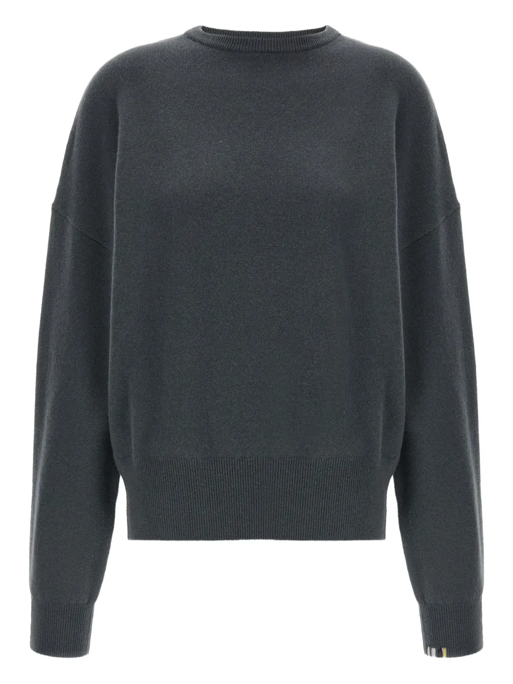 extreme cashmere  nº355 Tes cuffed-sleeve crew-neck sweater | Grey | Image 1