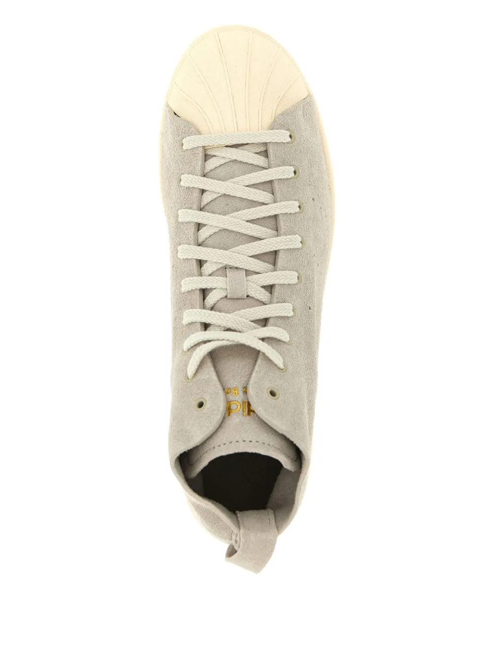 adidas Superstar suede high-top sneakers Grey
